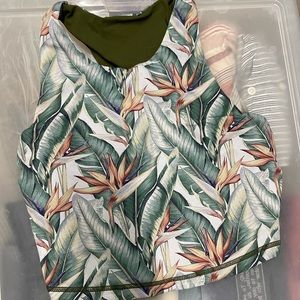 Reversible longline sports bras